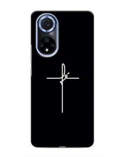 Чехол для Huawei Nova 9 SE с картинкой «Тонкий крест»