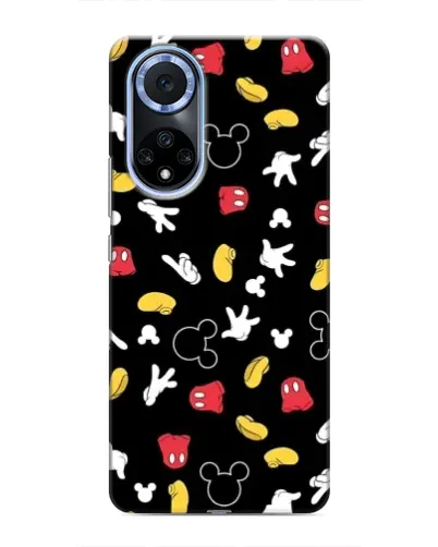 Чехол для Huawei Nova 9 SE с картинкой «Графический принт лапок»