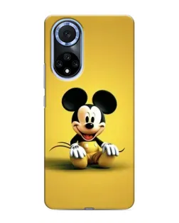 Чехол для Huawei Nova 9 SE с картинкой «Микки на желтом»