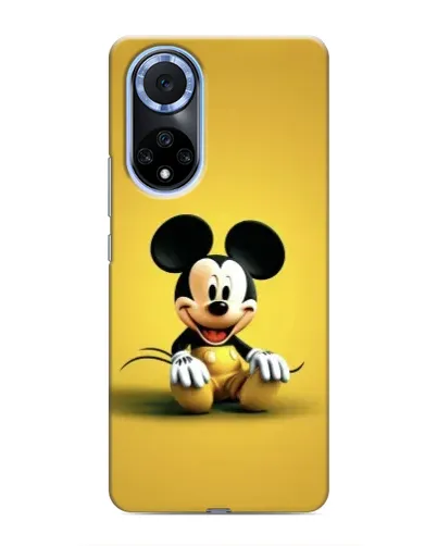 Чехол для Huawei Nova 9 SE с картинкой «Микки на желтом»