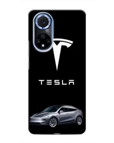 Чехол для Huawei Nova 9 SE с картинкой «Tesla Model Y»