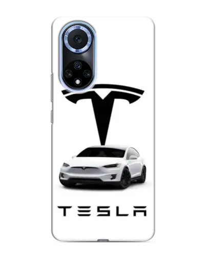 Чехол для Huawei Nova 9 SE с картинкой «Tesla White Style»