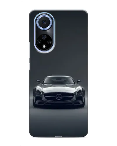 Чехол для Huawei Nova 9 SE с картинкой «Mercedes на черном»