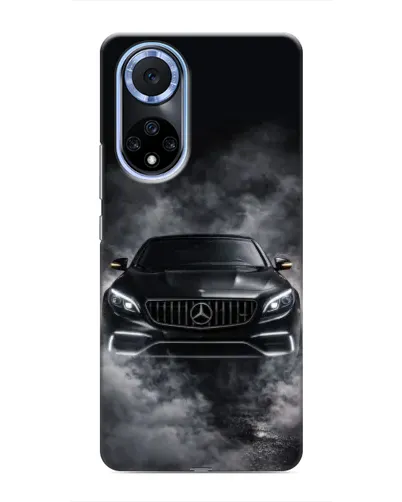 Чехол для Huawei Nova 9 SE с картинкой «Mercedes в дыму»
