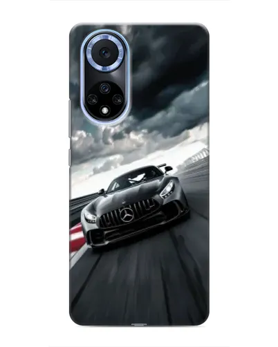 Чехол для Huawei Nova 9 SE с картинкой «Гоночный Mercedes AMG»