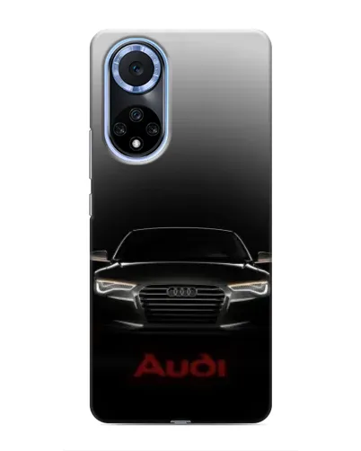 Чехол для Huawei Nova 9 SE с картинкой «Audi — градиентный контур» Чехол для Huawei Nova 9 SE с картинкой «Audi — градиентный контур»