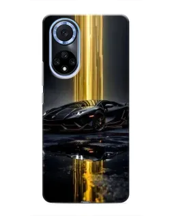 Чехол для Huawei Nova 9 SE с картинкой «Ночной Lamborghini драйв»