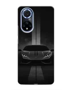 Чехол для Huawei Nova 9 SE с картинкой «Lamborghini симметрия дорог»