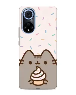 Чохол для Huawei Nova 9 SE з картинкою «Пушин з кексом»