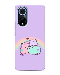 Чохол для Huawei Nova 9 SE з картинкою «Веселкові Пушини»