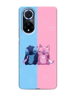 Чехол для Huawei Nova 9 SE с картинкой «Stitch и Angel Love» Чехол для Huawei Nova 9 SE с картинкой «Stitch и Angel Love»
