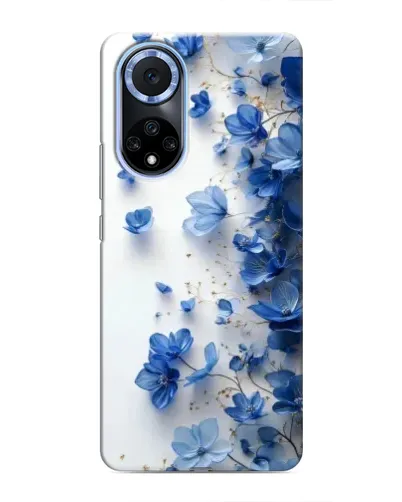 Чехол для Huawei Nova 9 SE с картинкой «Голубой цветочный каскад» Чехол для Huawei Nova 9 SE с картинкой «Голубой цветочный каскад»