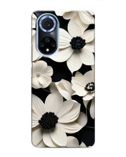 Чехол для Huawei Nova 9 SE с картинкой «Объемные белые цветы» Чехол для Huawei Nova 9 SE с картинкой «Объемные белые цветы»