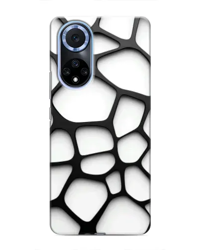 Чехол для Huawei Nova 9 SE с картинкой «Белая объемная сетка» Чехол для Huawei Nova 9 SE с картинкой «Белая объемная сетка»