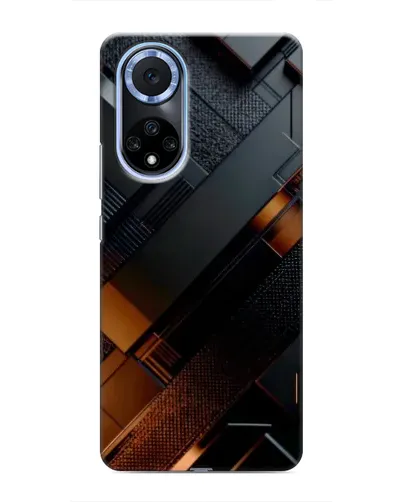 Чехол для Huawei Nova 9 SE с картинкой «Черные геометрические блоки» Чехол для Huawei Nova 9 SE с картинкой «Черные геометрические блоки»