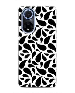 Чехол для Huawei Nova 9 SE с картинкой «Контрастные черные капли»