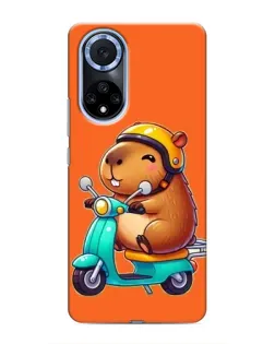 Чохол для Huawei Nova 9 SE з картинкою «Капібара на скутері» Чохол для Huawei Nova 9 SE з картинкою «Капібара на скутері»