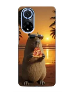 Чохол для Huawei Nova 9 SE з картинкою «Капібара з піцою» Чохол для Huawei Nova 9 SE з картинкою «Капібара з піцою»