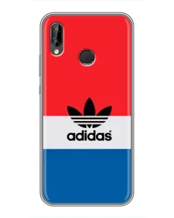 Чехол для Huawei P Smart 2019 с картинкой «Ретро блоки Adidas» Чехол для Huawei P Smart 2019 с картинкой «Ретро блоки Adidas»