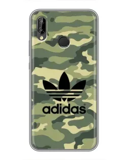 Чехол для Huawei P Smart 2019 с картинкой «Милитари стиль Adidas» Чехол для Huawei P Smart 2019 с картинкой «Милитари стиль Adidas»