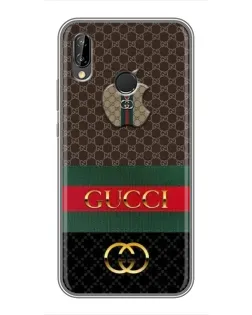 Чехол для Huawei P Smart 2019 с картинкой «Gucci — брендированный десерт»