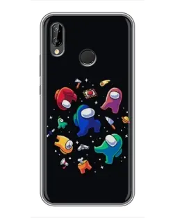 Чехол для Huawei P Smart 2019 с картинкой «Among Us космос» Чехол для Huawei P Smart 2019 с картинкой «Among Us космос»