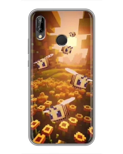 Чехол для Huawei P Smart 2019 с картинкой «Поле подсолнухов»