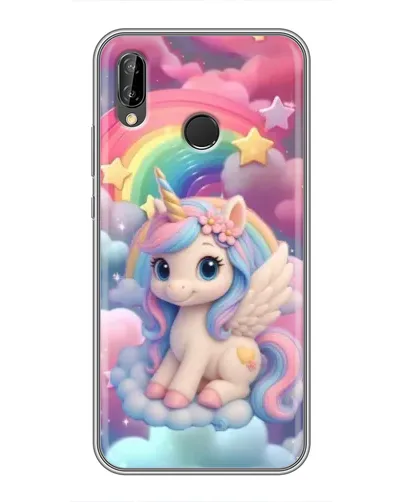 Чехол для Huawei P Smart 2019 с картинкой «Маленький единорог» Чехол для Huawei P Smart 2019 с картинкой «Маленький единорог»