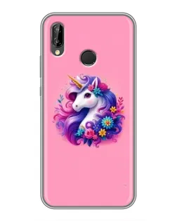 Чехол для Huawei P Smart 2019 с картинкой «Сказочный единорог»
