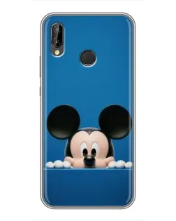 Чехол для Huawei P Smart 2019 с картинкой «Микки выглядывает»