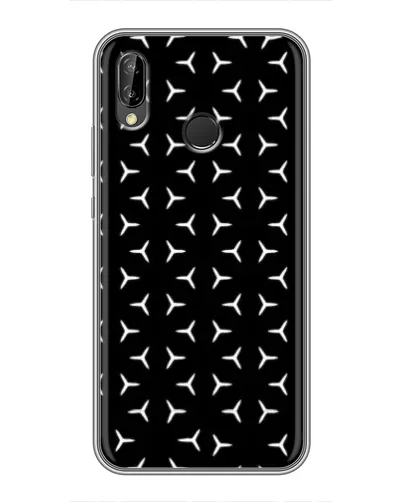 Чехол для Huawei P Smart 2019 с картинкой «Mercedes паттерн звезд» Чехол для Huawei P Smart 2019 с картинкой «Mercedes паттерн звезд»