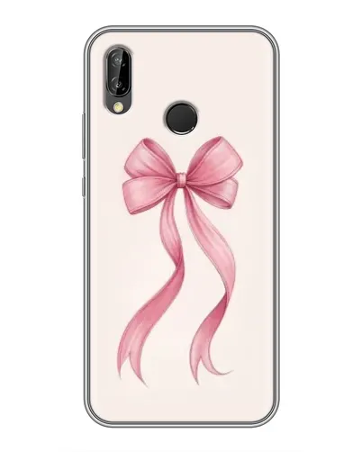 Чехол для Huawei P Smart 2019 с картинкой «Розовый бант»