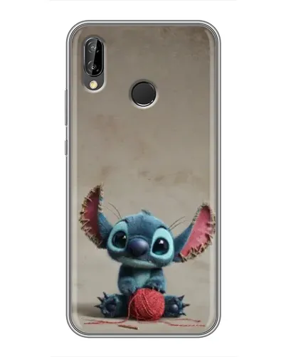 Чехол для Huawei P Smart 2019 с картинкой «Стич на коричневом фоне» Чехол для Huawei P Smart 2019 с картинкой «Стич на коричневом фоне»