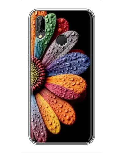 Чехол для Huawei P Smart 2019 с картинкой «Радужный цветок» Чехол для Huawei P Smart 2019 с картинкой «Радужный цветок»