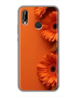 Чехол для Huawei P Smart 2019 с картинкой «Оранжевые герберы» Чехол для Huawei P Smart 2019 с картинкой «Оранжевые герберы»