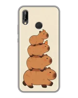 Чохол для Huawei P Smart 2019 з картинкою «Вежа з капібар»