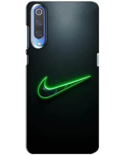 Чехол для Huawei P Smart 2020 с картинкой «Неоновый контур Nike»