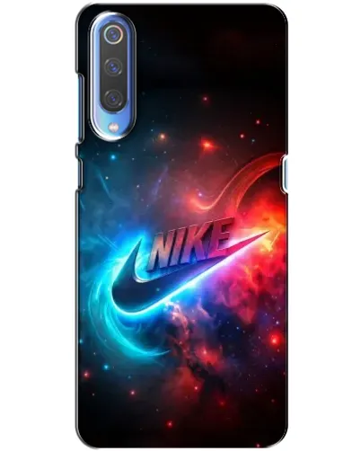 Чехол для Huawei P Smart 2020 с картинкой «Огненный логотип Nike»