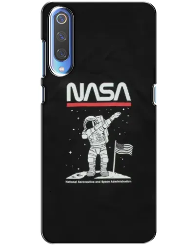 Чехол для Huawei P Smart 2020 с картинкой «NASA — шагаем по Луне»