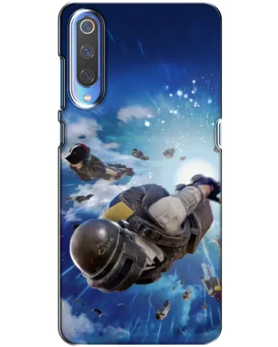 Чехол для Huawei P Smart 2020 с картинкой «Десант PUBG — прыжок»