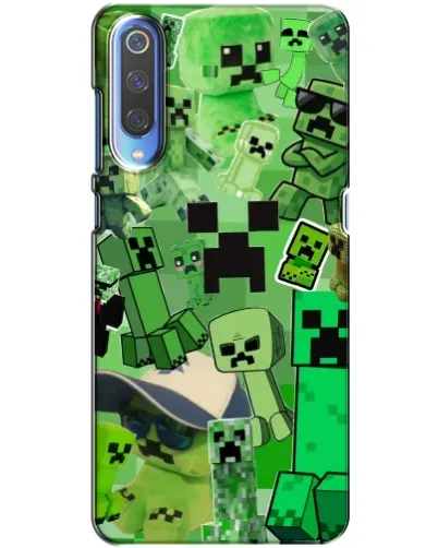 Чехол для Huawei P Smart 2020 с картинкой «Криперы Minecraft»