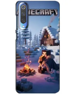 Чехол для Huawei P Smart 2020 с картинкой «Зимний Minecraft»