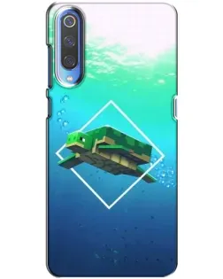 Чехол для Huawei P Smart 2020 с картинкой «Черепаха Minecraft»