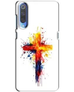 Чехол для Huawei P Smart 2020 с картинкой «Акварельный крест»
