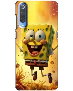 Чехол для Huawei P Smart 2020 с картинкой «Губка Боб прыгает»