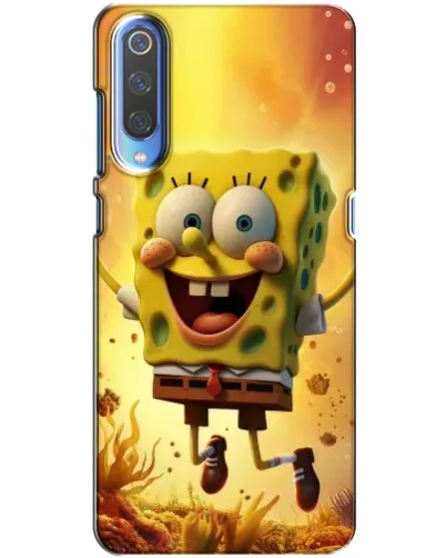 Чехол для Huawei P Smart 2020 с картинкой «Губка Боб прыгает»