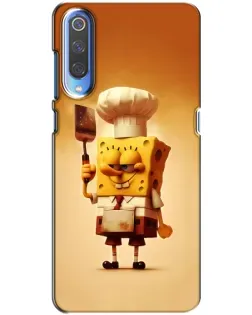 Чехол для Huawei P Smart 2020 с картинкой «Губка Боб повар»