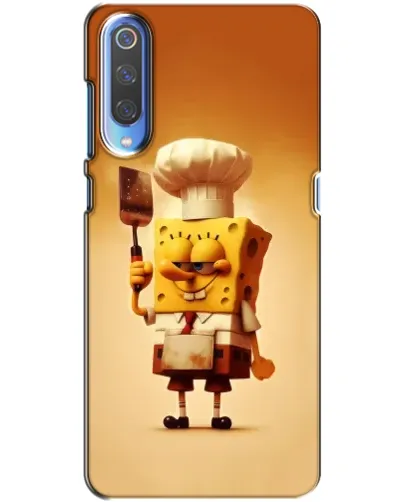 Чехол для Huawei P Smart 2020 с картинкой «Губка Боб повар»