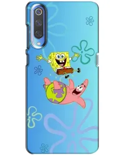 Чехол для Huawei P Smart 2020 с картинкой «Спанч Боб и Патрик»