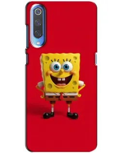 Чехол для Huawei P Smart 2020 с картинкой «Спанч Боб на красном»